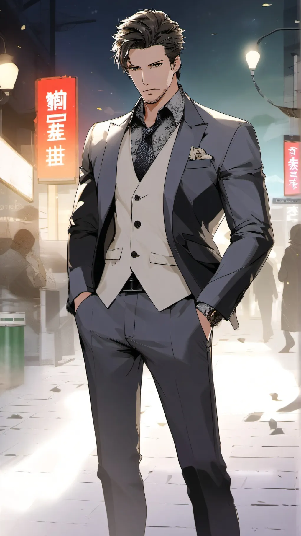 ai character: Private detectives background