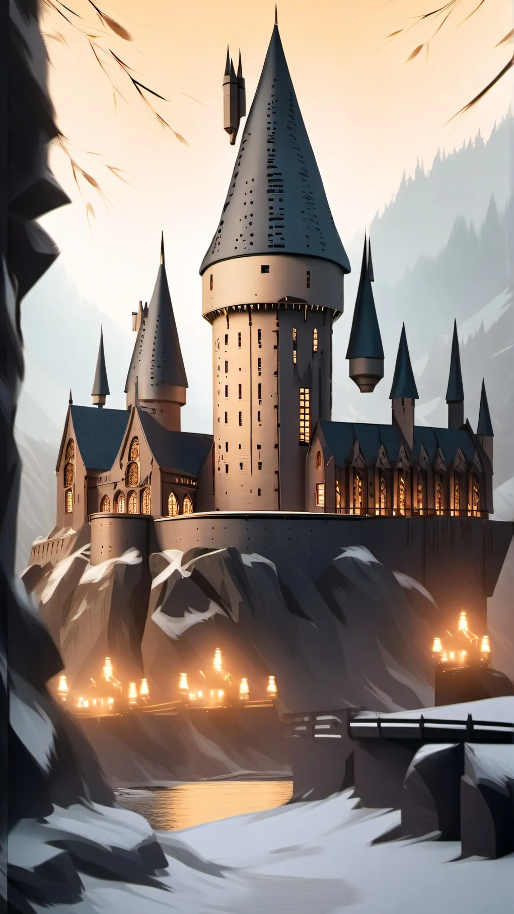 ai character: hogwarts background
