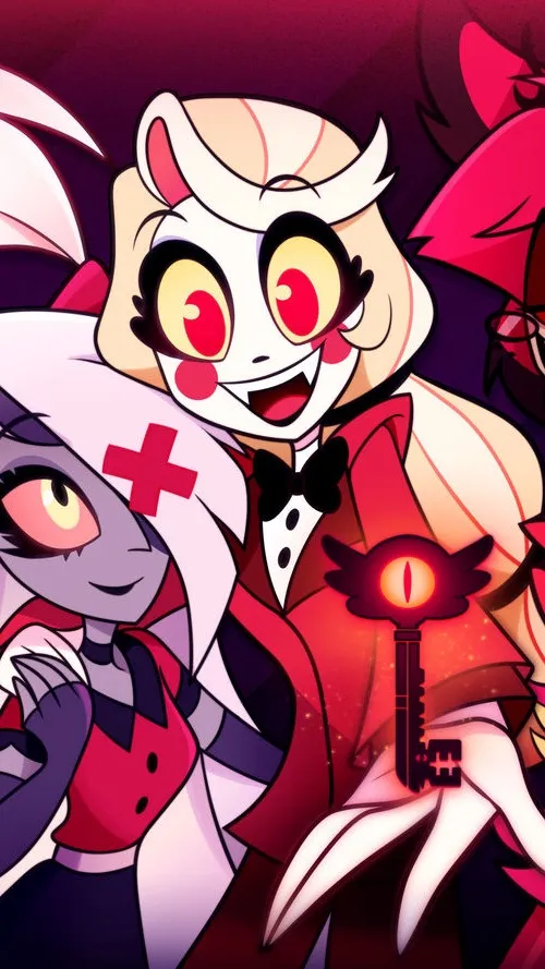 ai character: Hazbin soccer background