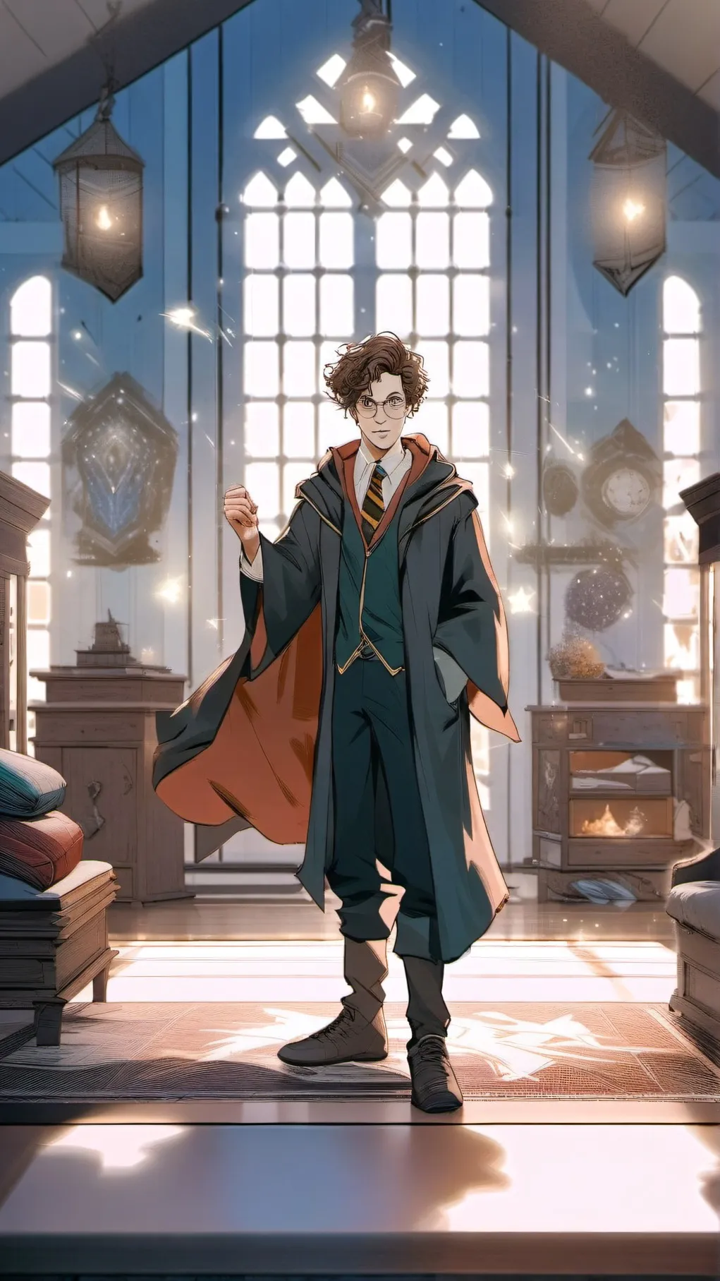 ai character: james potter background
