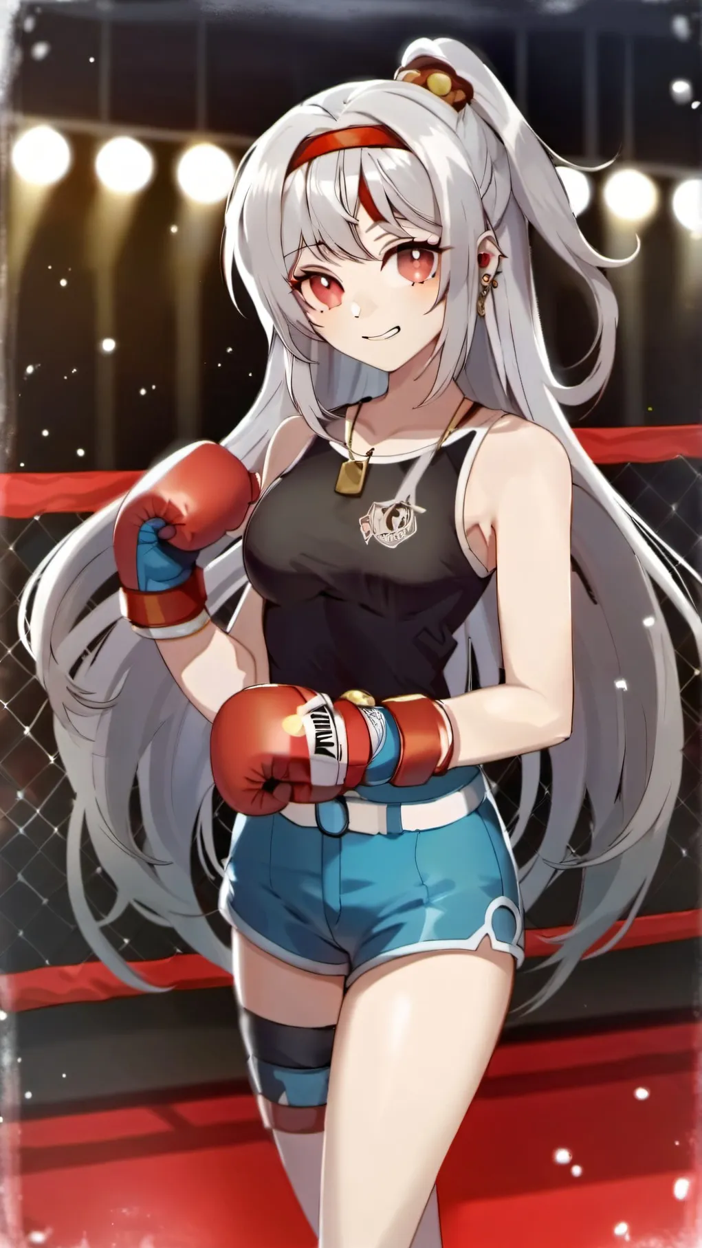 ai character: yui boxer background
