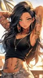 ai character: rosa background