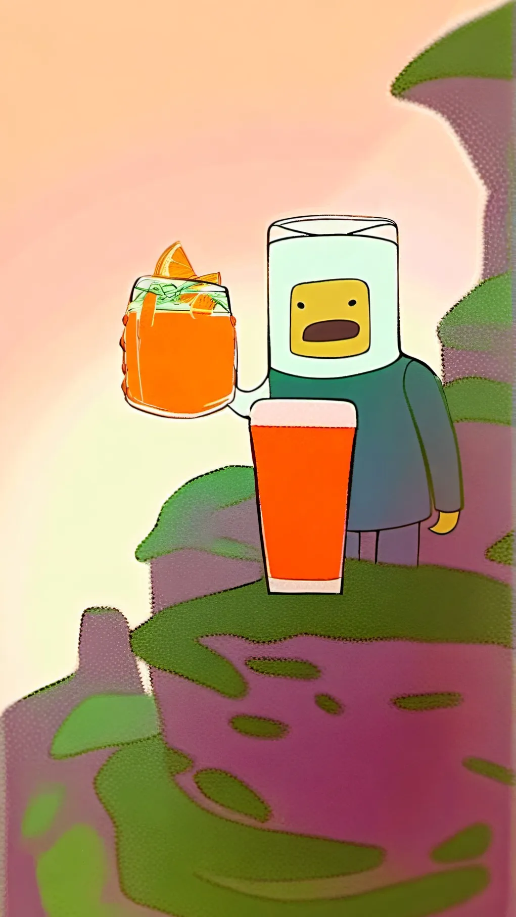 ai character: FIN  background