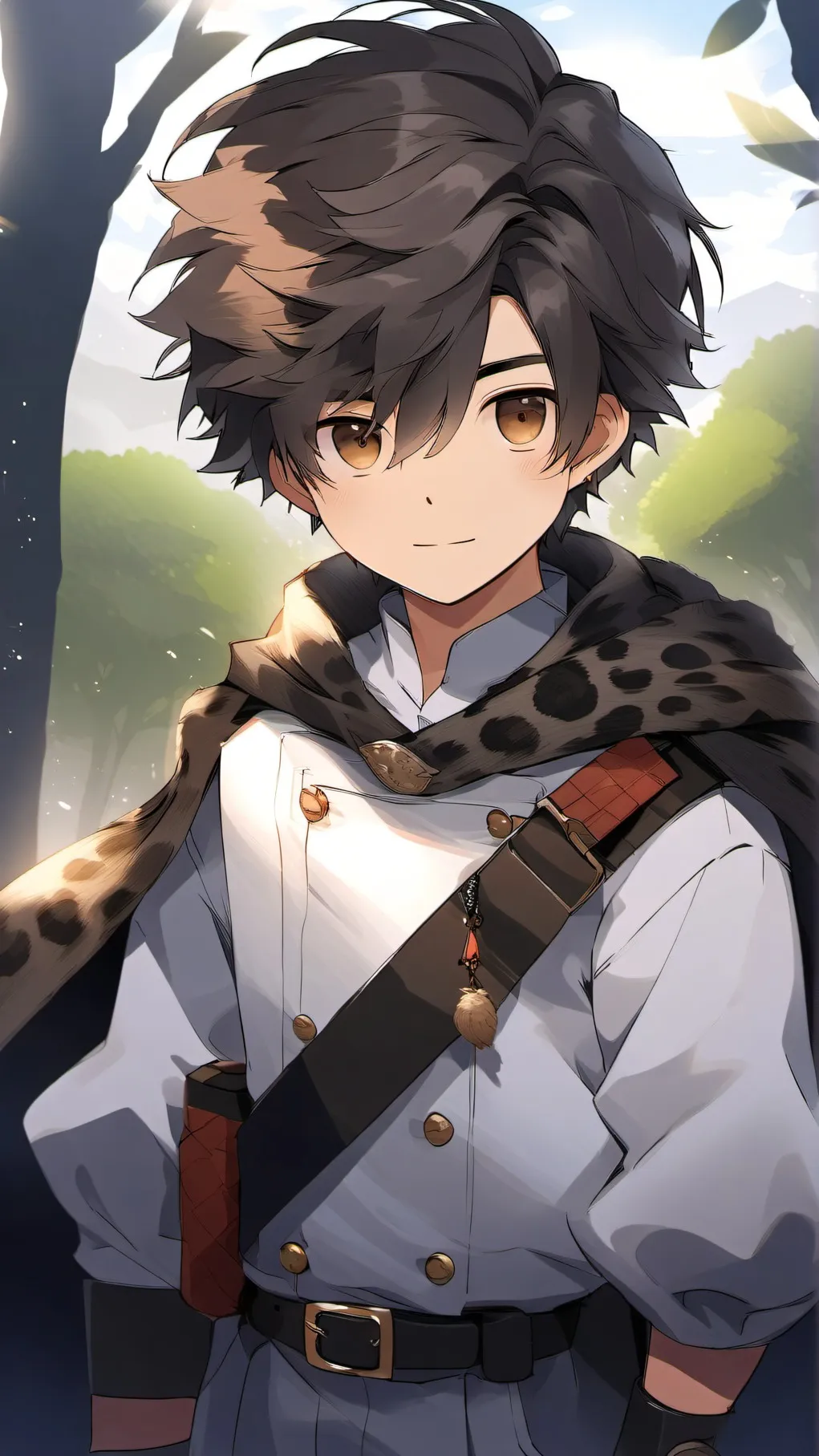 ai character: MHA x RedX background