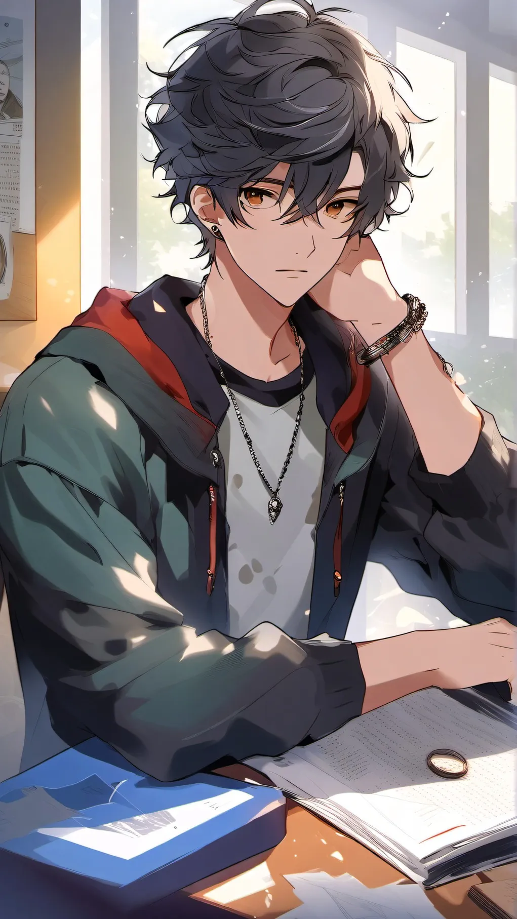 ai character: Oliver background