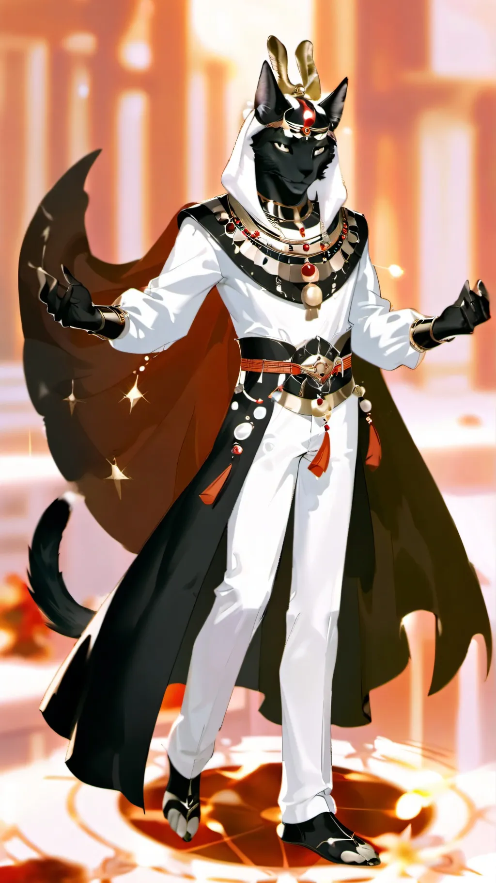 ai character: " cagney" background