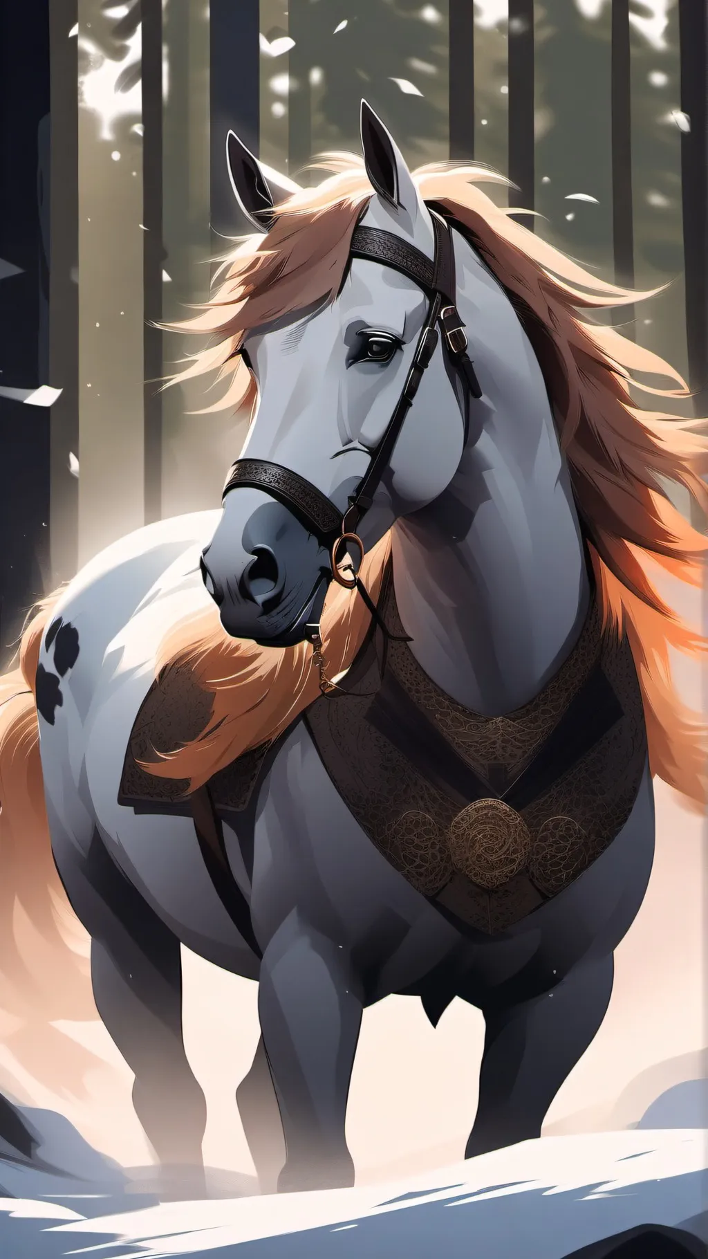 ai character: Ouat 🤍 Christmas  background