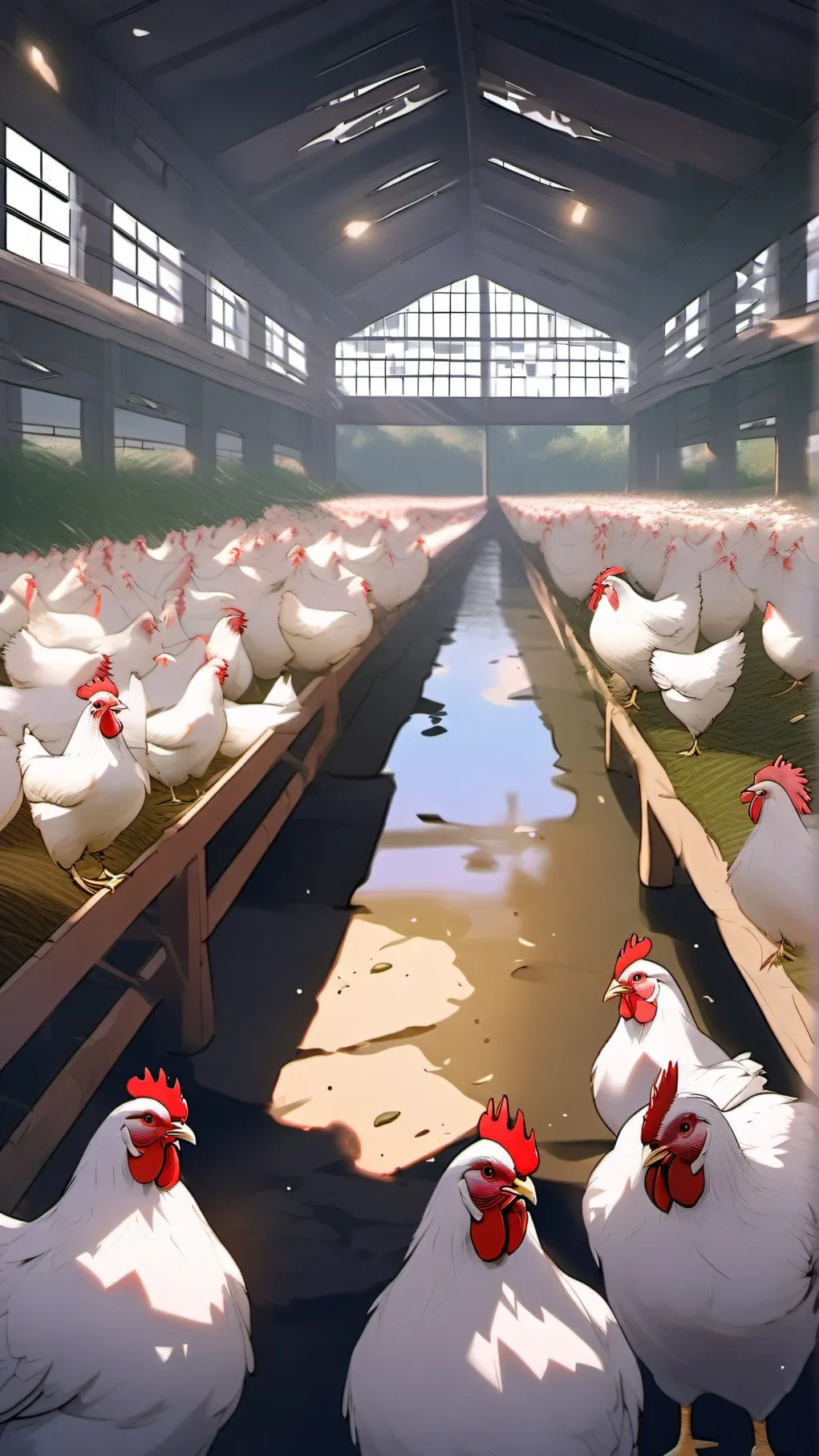 ai character: chicken hates you background