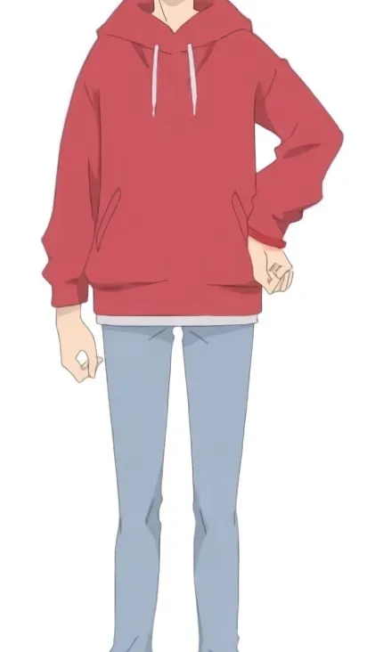 ai character: Akatsuki Red background