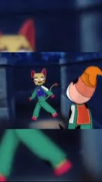 ai character: DW SQUID GAME 3 YO background