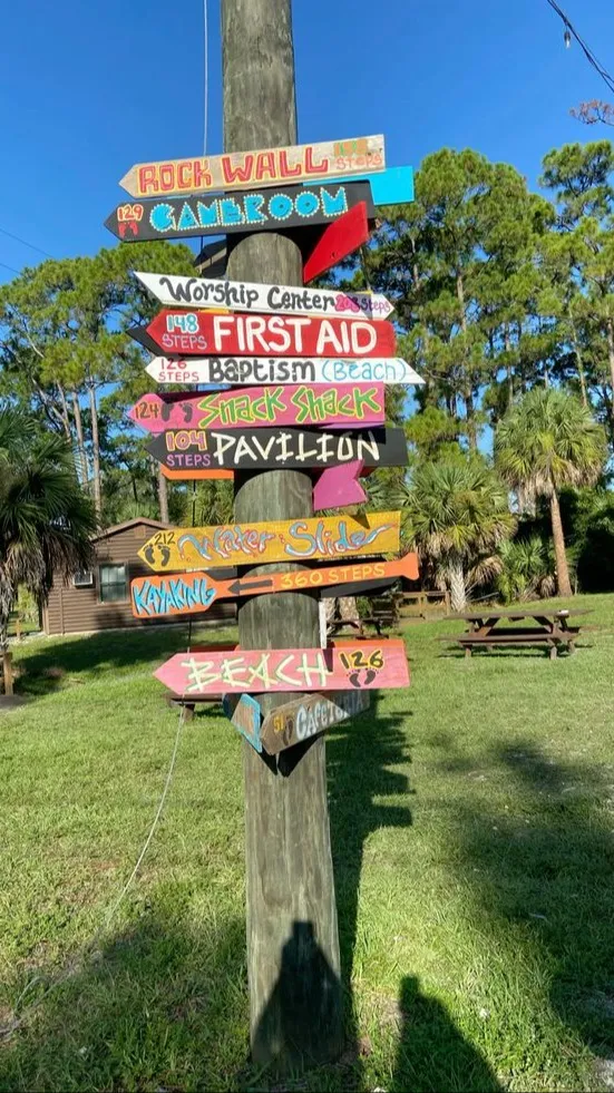 ai character: Summer Camp background