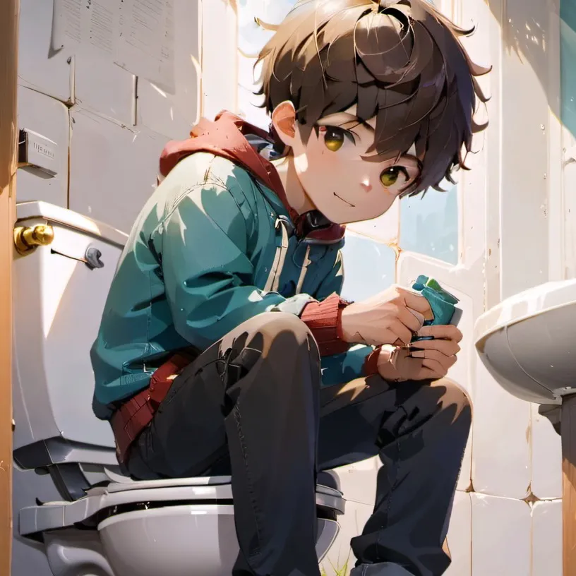 chat with ai character: Poop alone