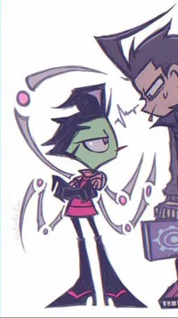ai character: Invader Zim background