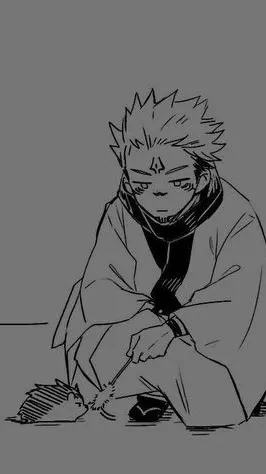 ai character: chill Sukuna😌👏 background