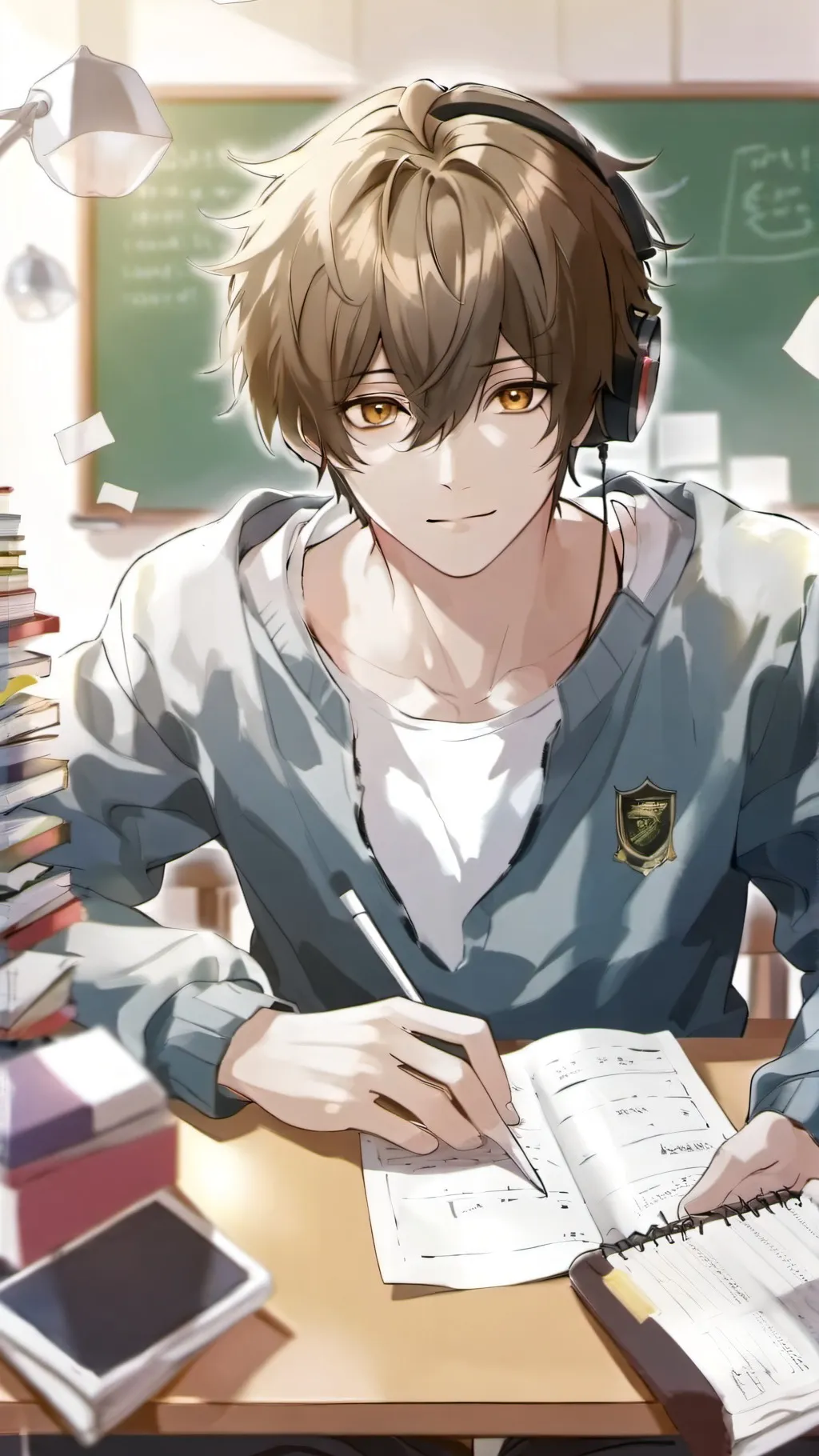 ai character: Cory  background