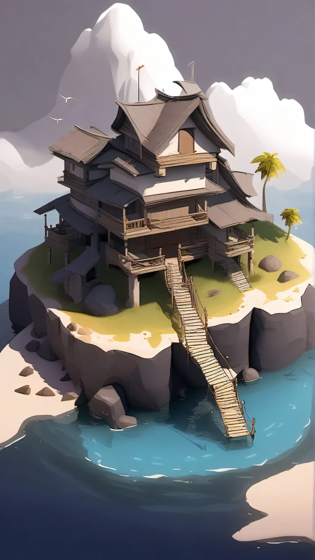 ai character: BFDI TPOT background