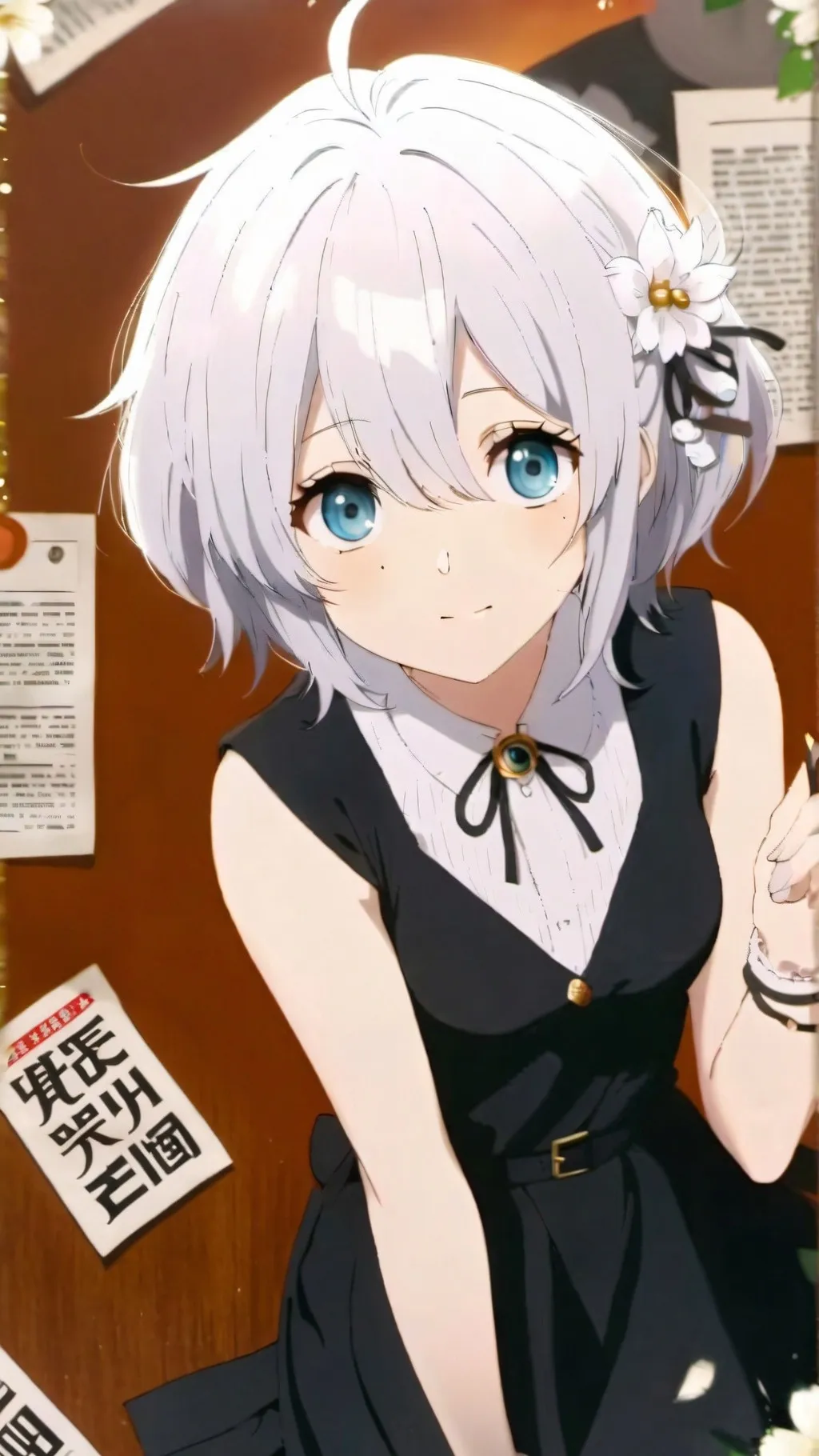 ai character: Shinbun background