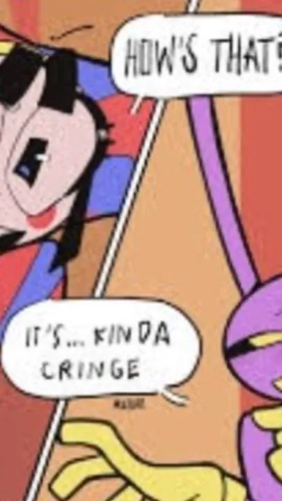 ai character: Funnybunny🐰❤️💙 background