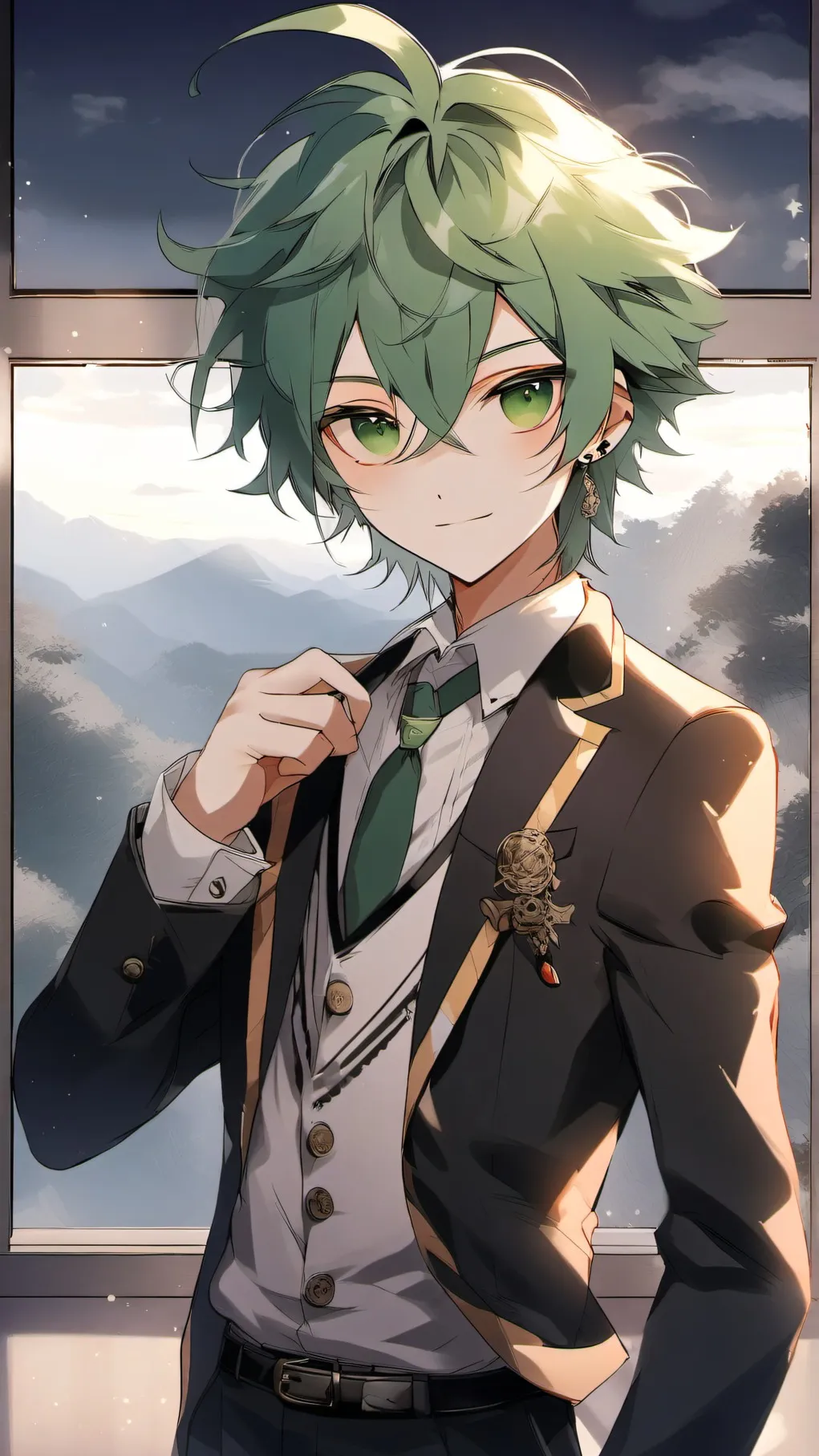 ai character: DEKU SNAPS 😱 background