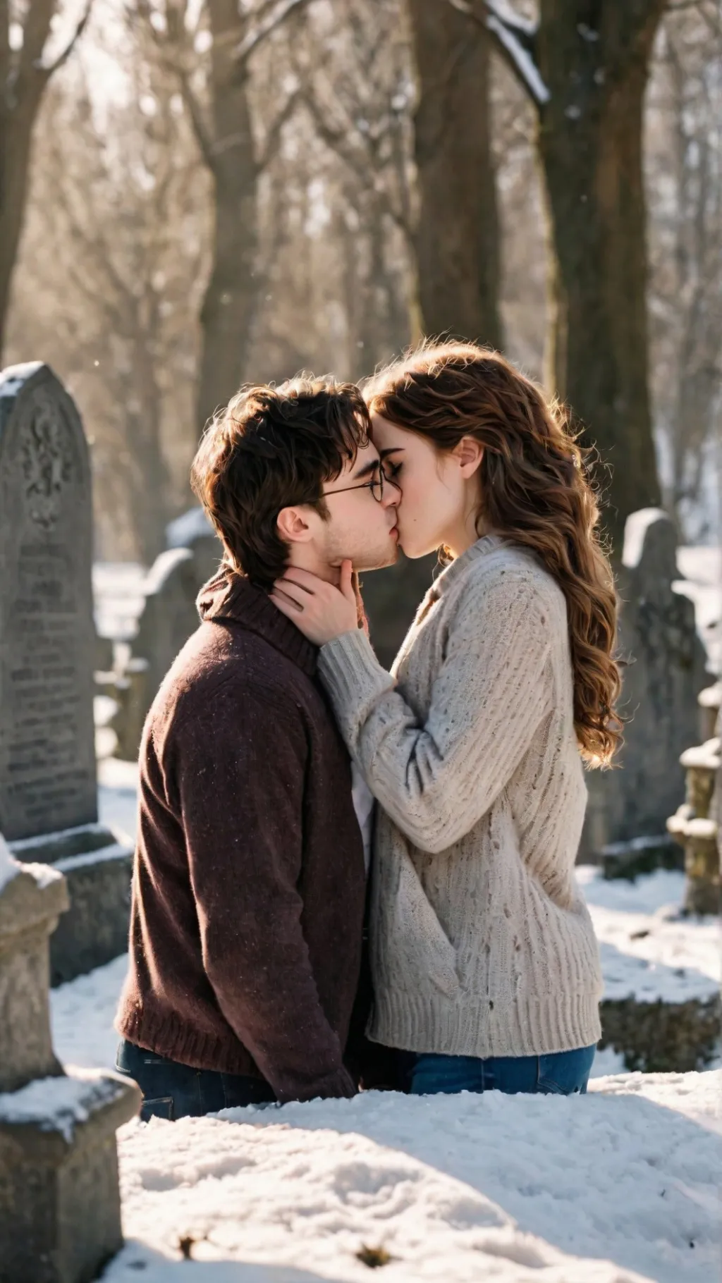 ai character: Harry vs Voldemort background