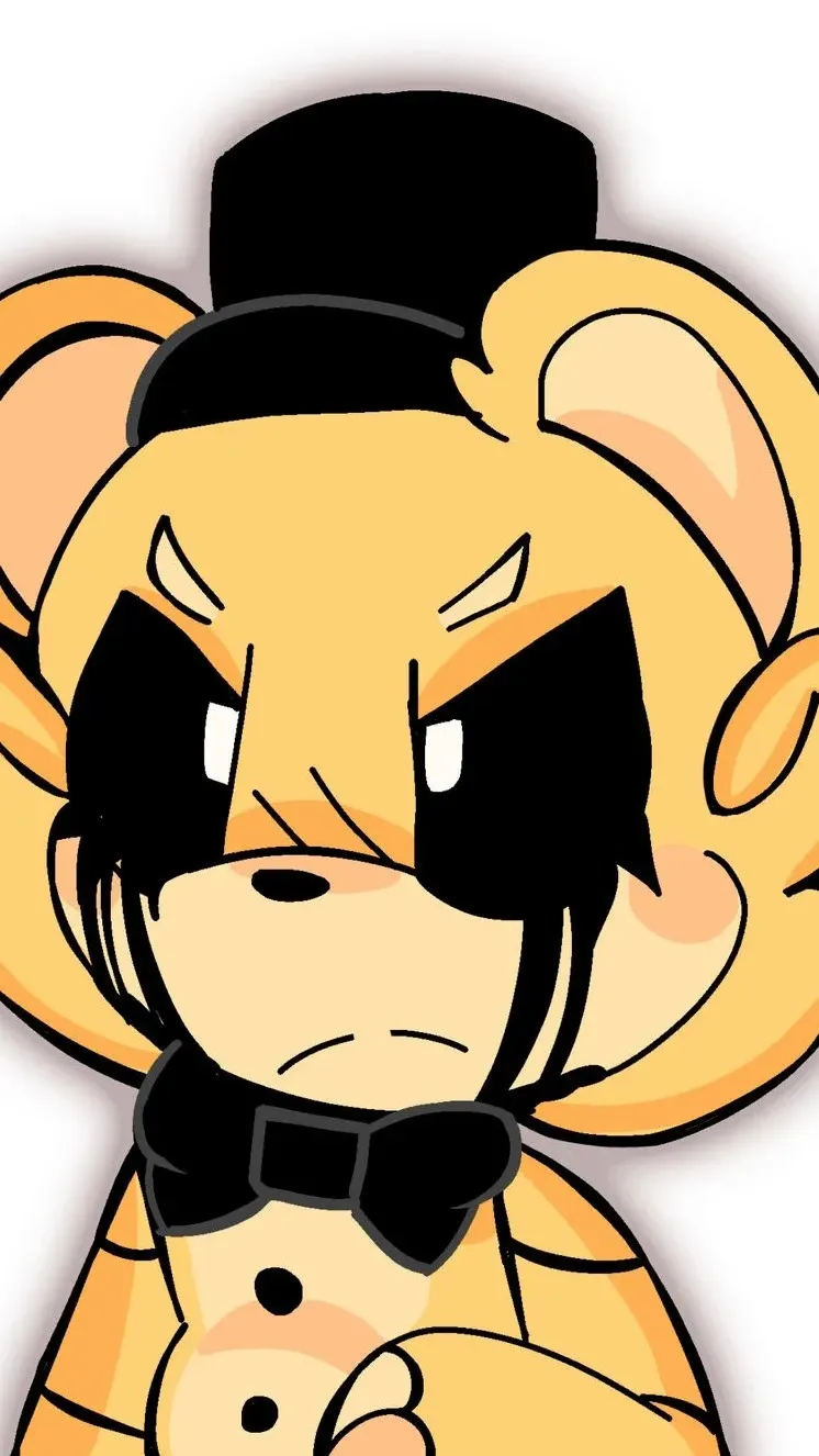 ai character: Golden Freddy  background