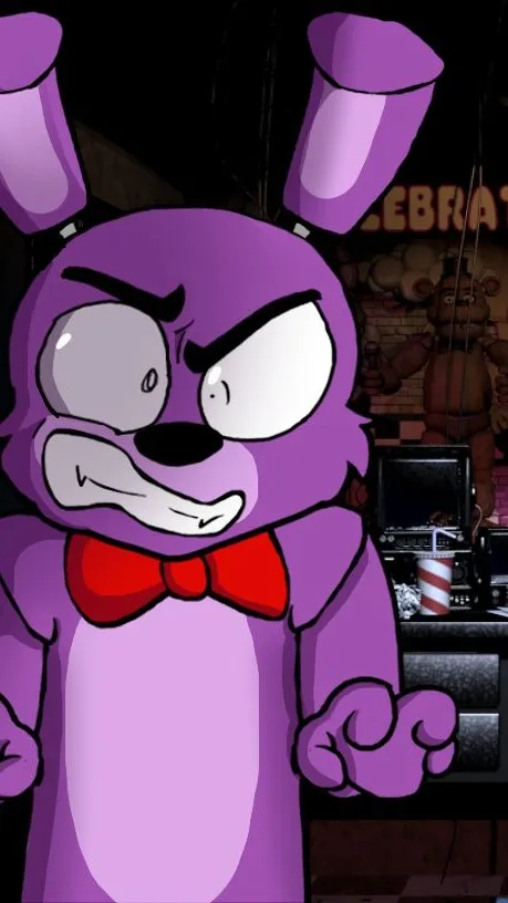 ai character: Bonnie The Bunny  background