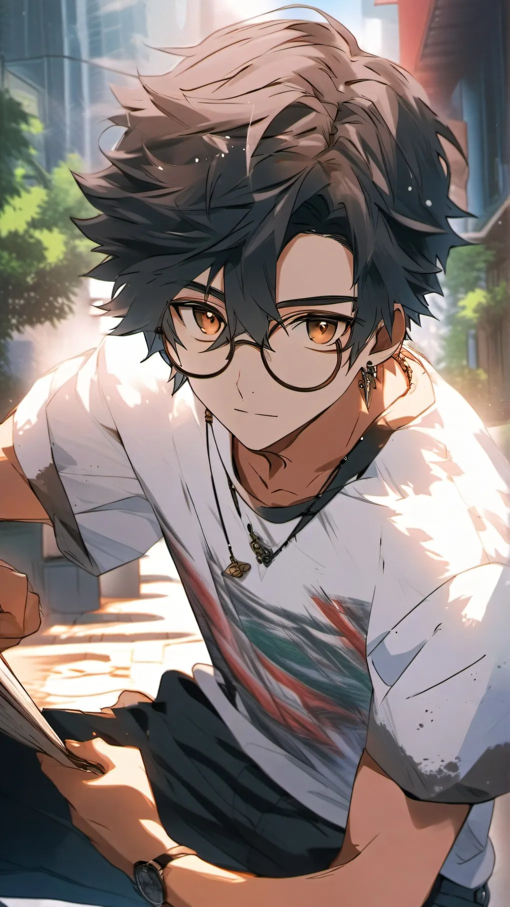 ai character: arthur background