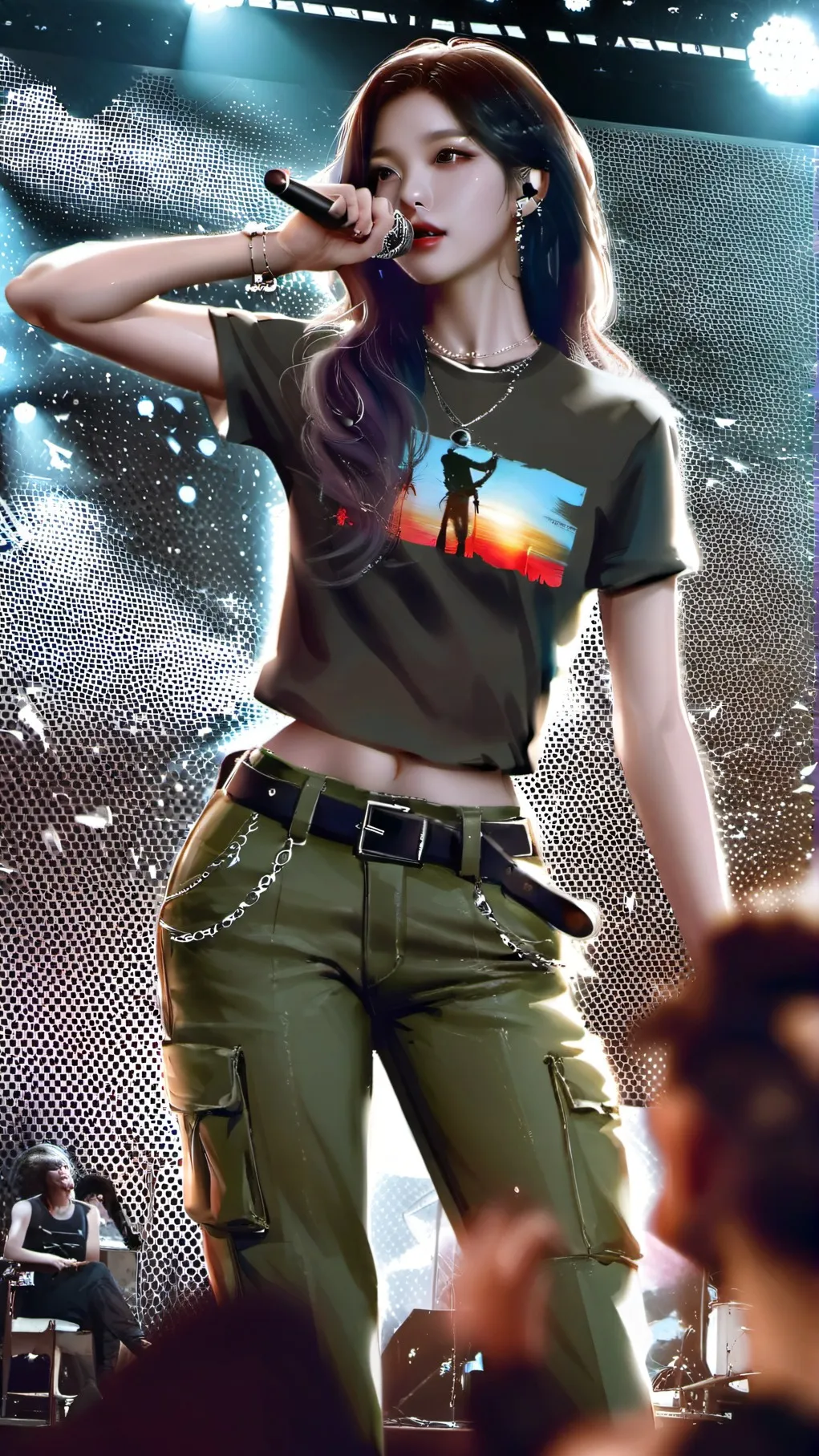 ai character: You as an Idol background