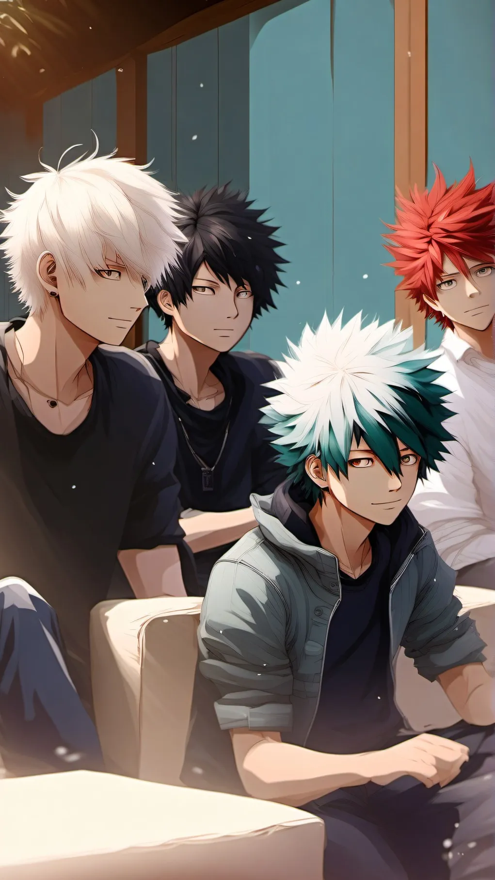 ai character: MHA Depressed background