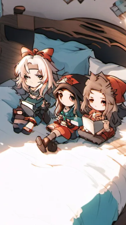 ai character: Mha Sleepover background