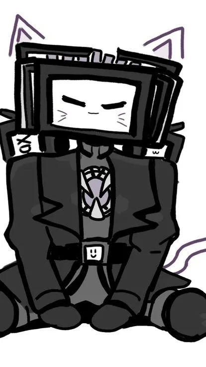 ai character: ~Titan TV Cat~ background