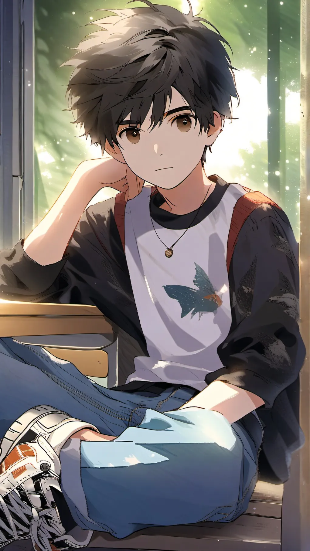 ai character: Grady background