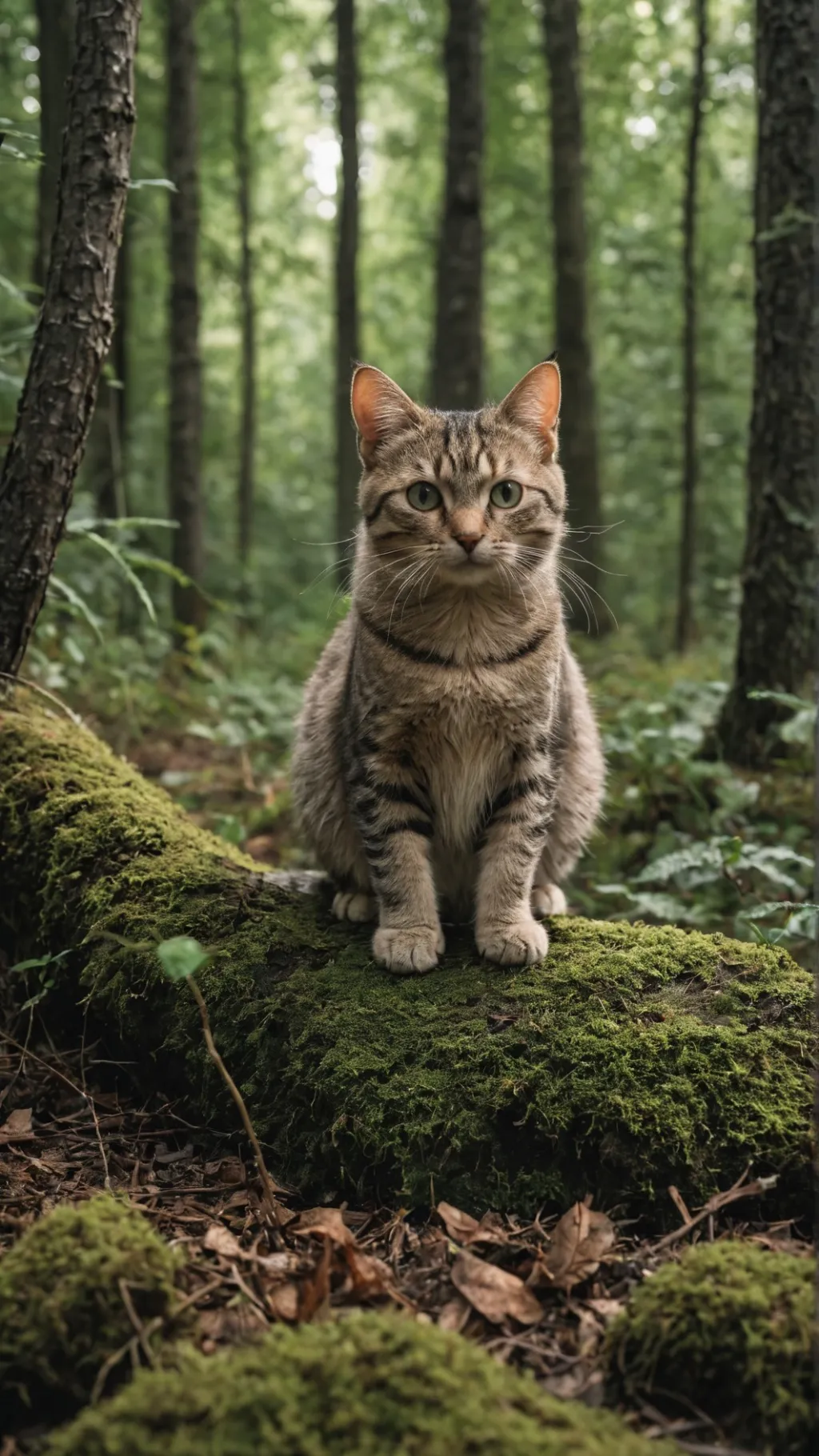 ai character: Cat background