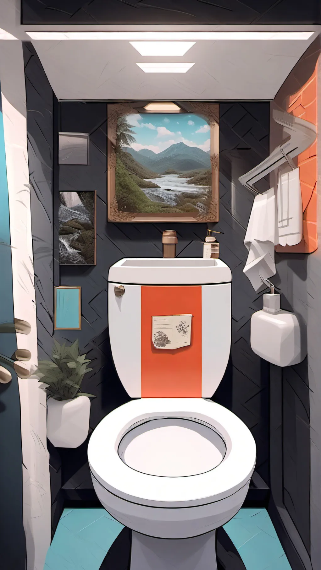 ai character: HOLY SHIT background