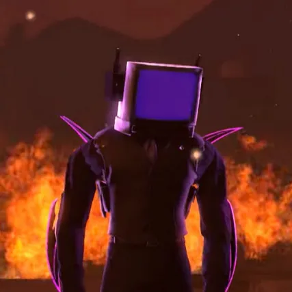 chat with ai character: shadow tv man