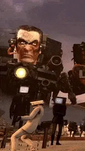 ai character: skibidi sleepover background