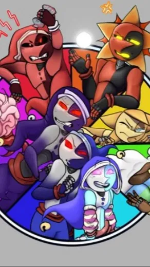 ai character: TSAMS SLEEPOVER!! background