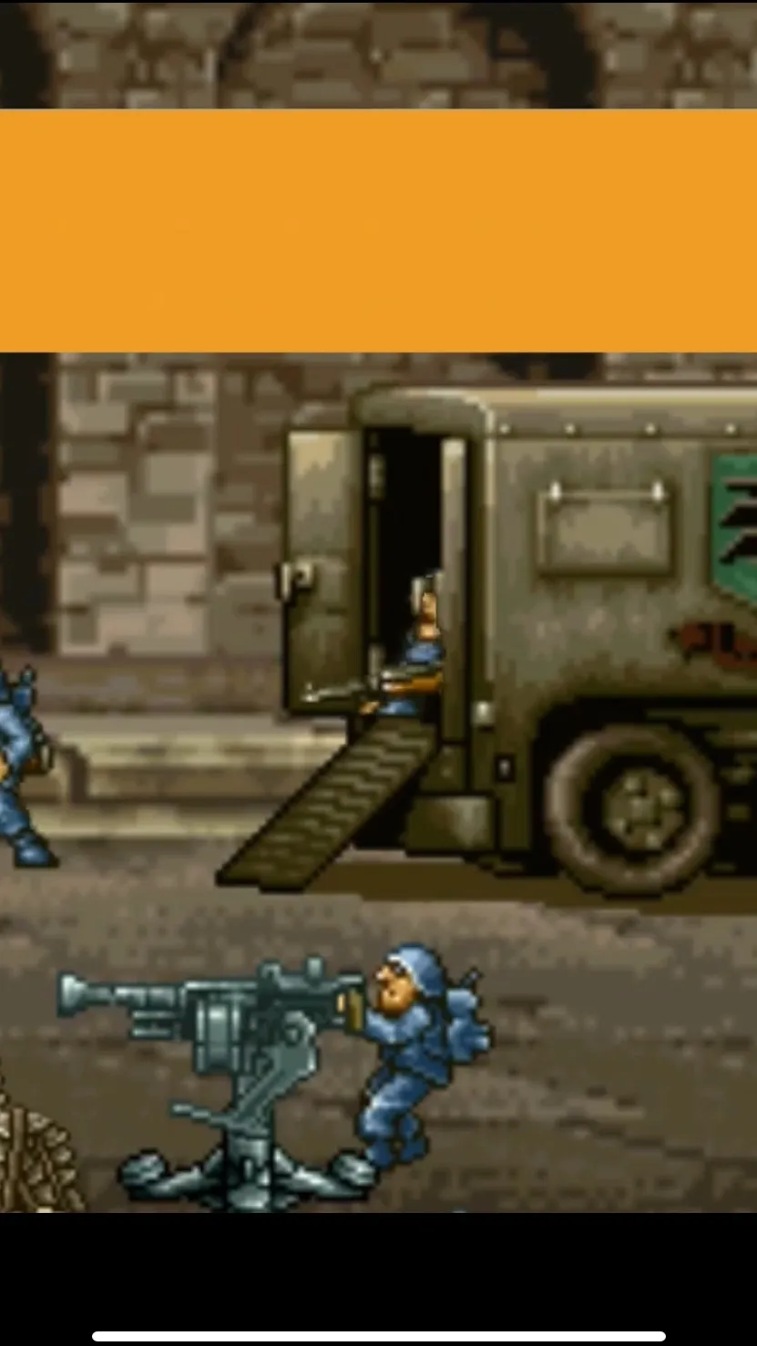 ai character: Blue metal slug  background