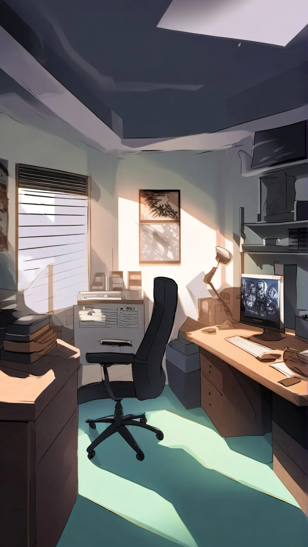 ai character: Fnaf 2 background