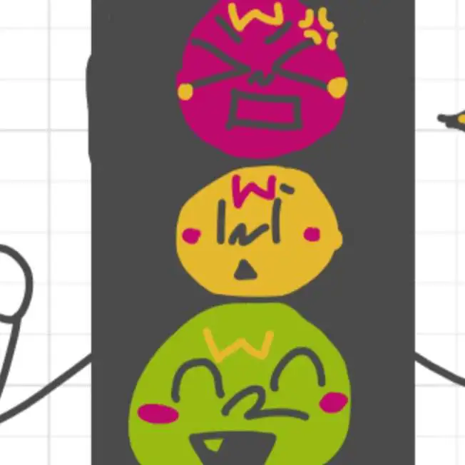 chat with ai character: traffic lights!