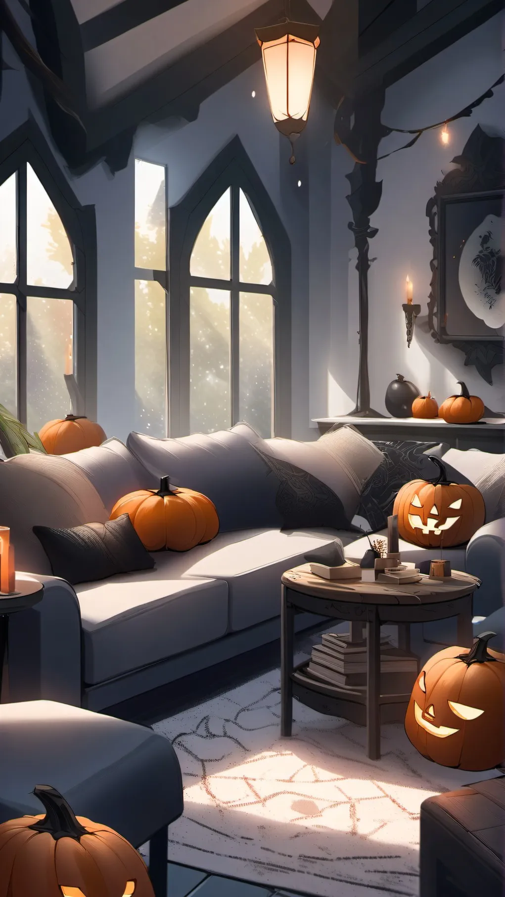 ai character: SLASHERS REACT background