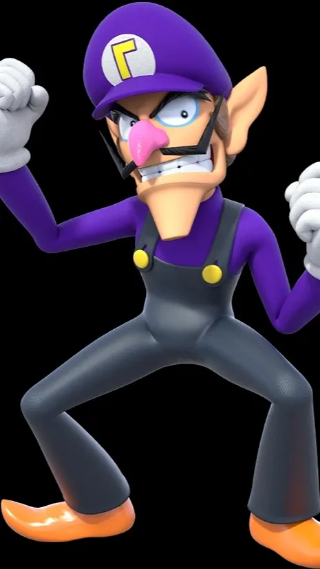 ai character: Waluigi  background