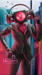 ai character: speaker woman background