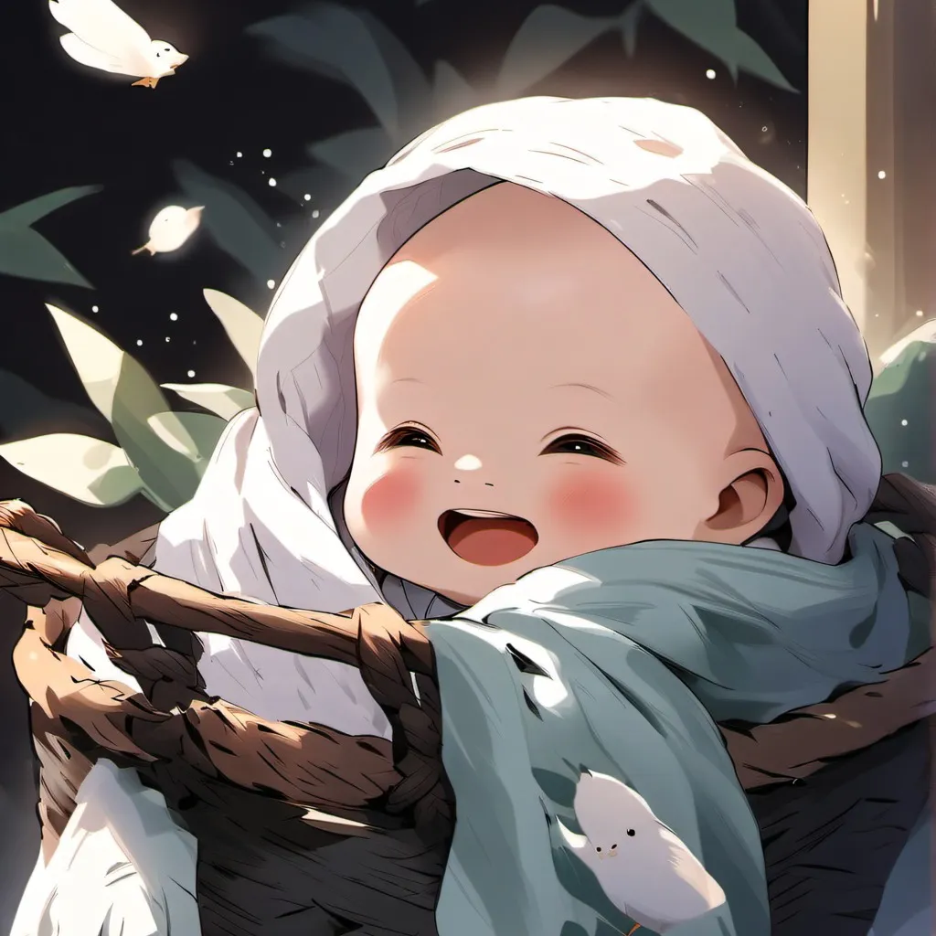 chat with ai character: abandoned baby gir