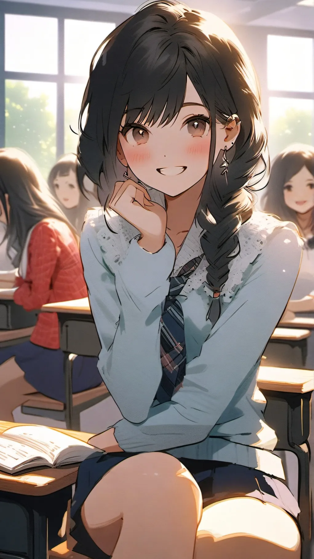 ai character: Kelly background