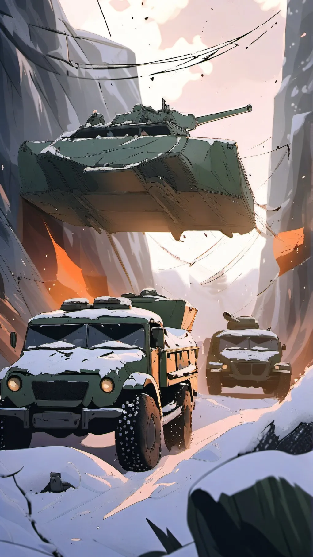 ai character: " MD : LONG GONE " background