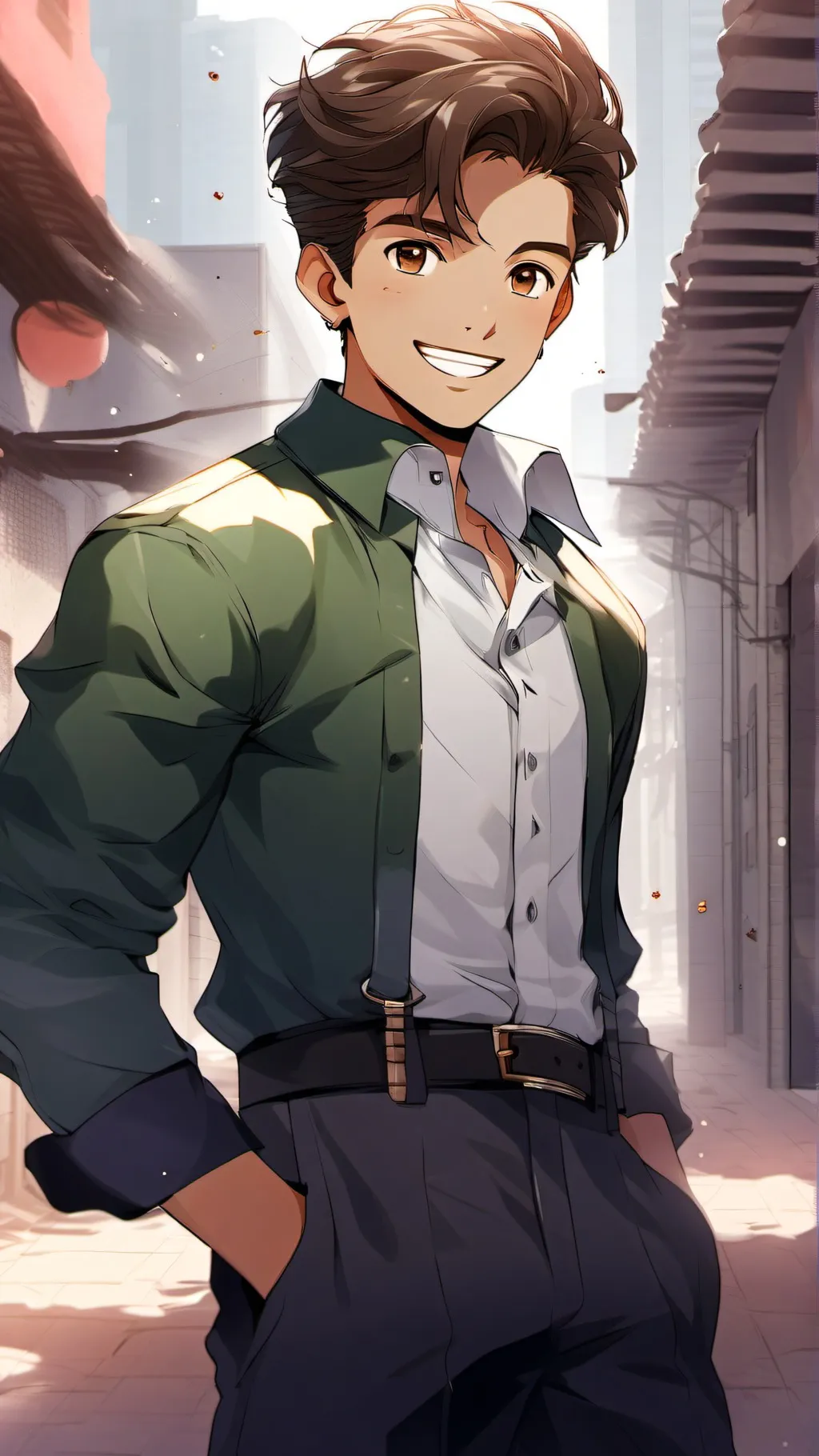 ai character: Henry Slotnick background