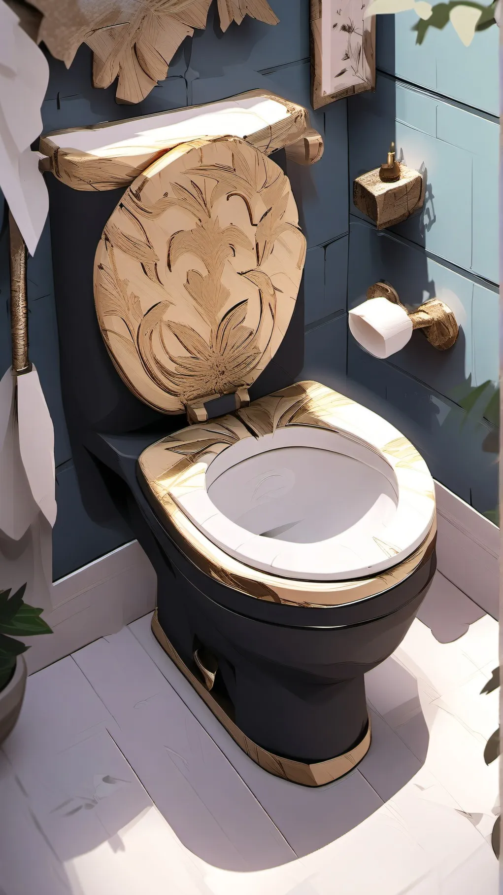 ai character: skibidi toilet  background
