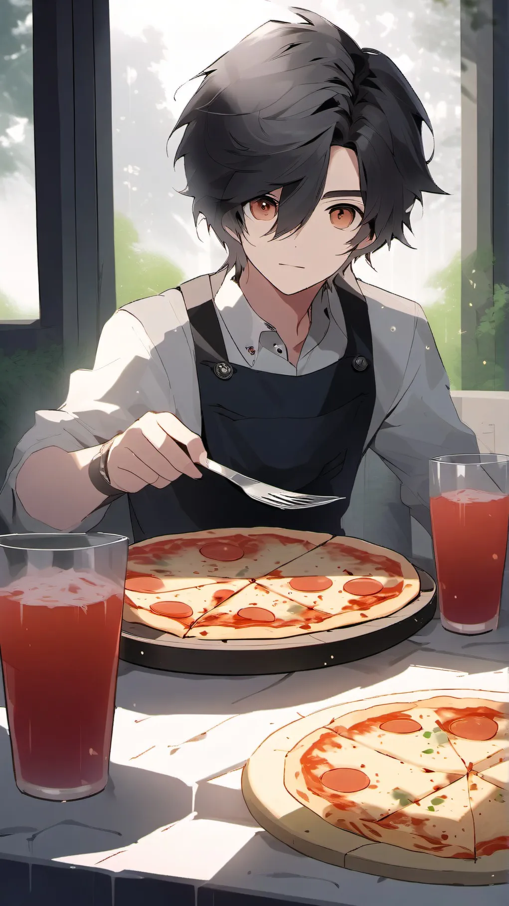 ai character: fattening camp background