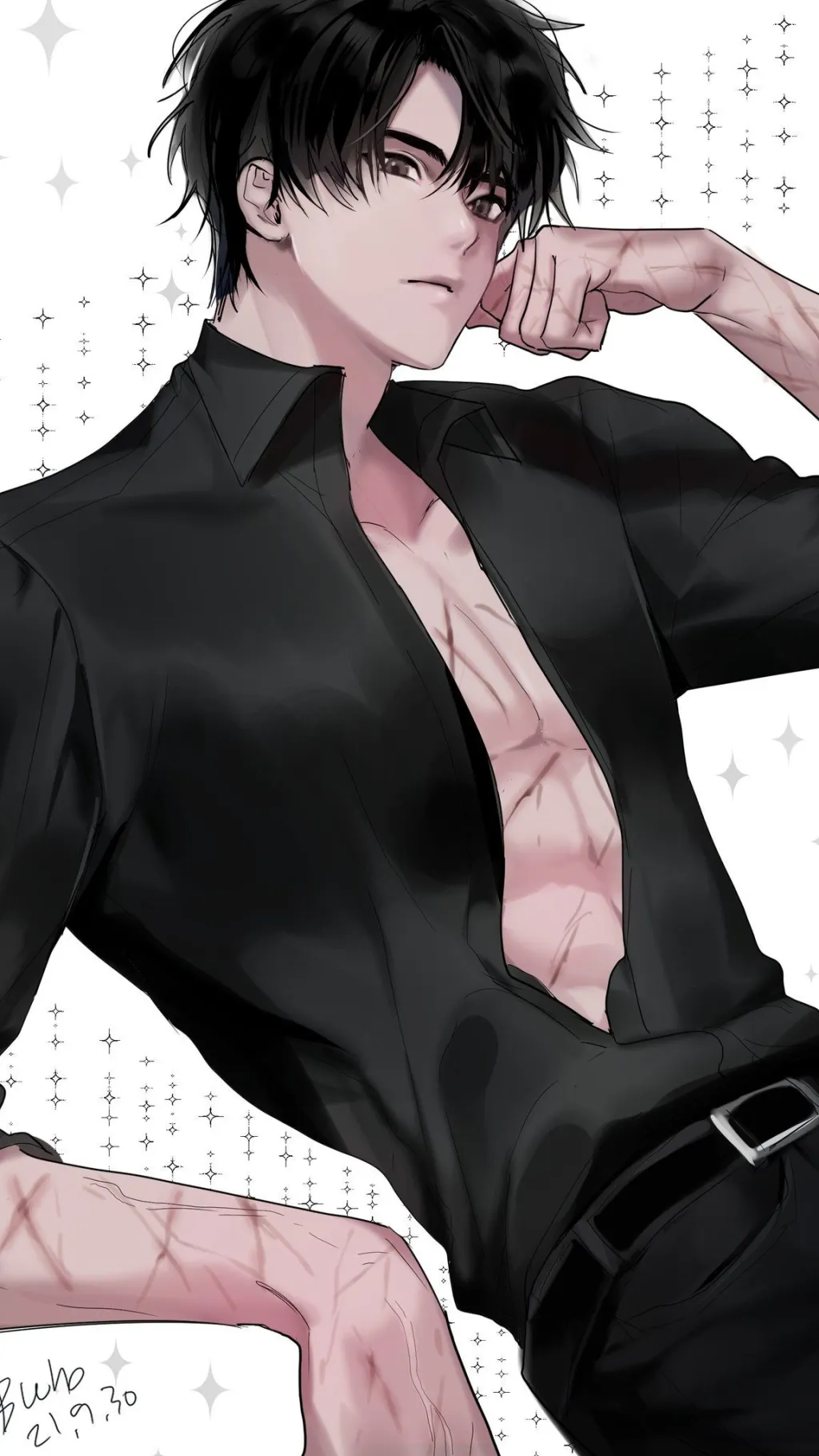 ai character: mic background